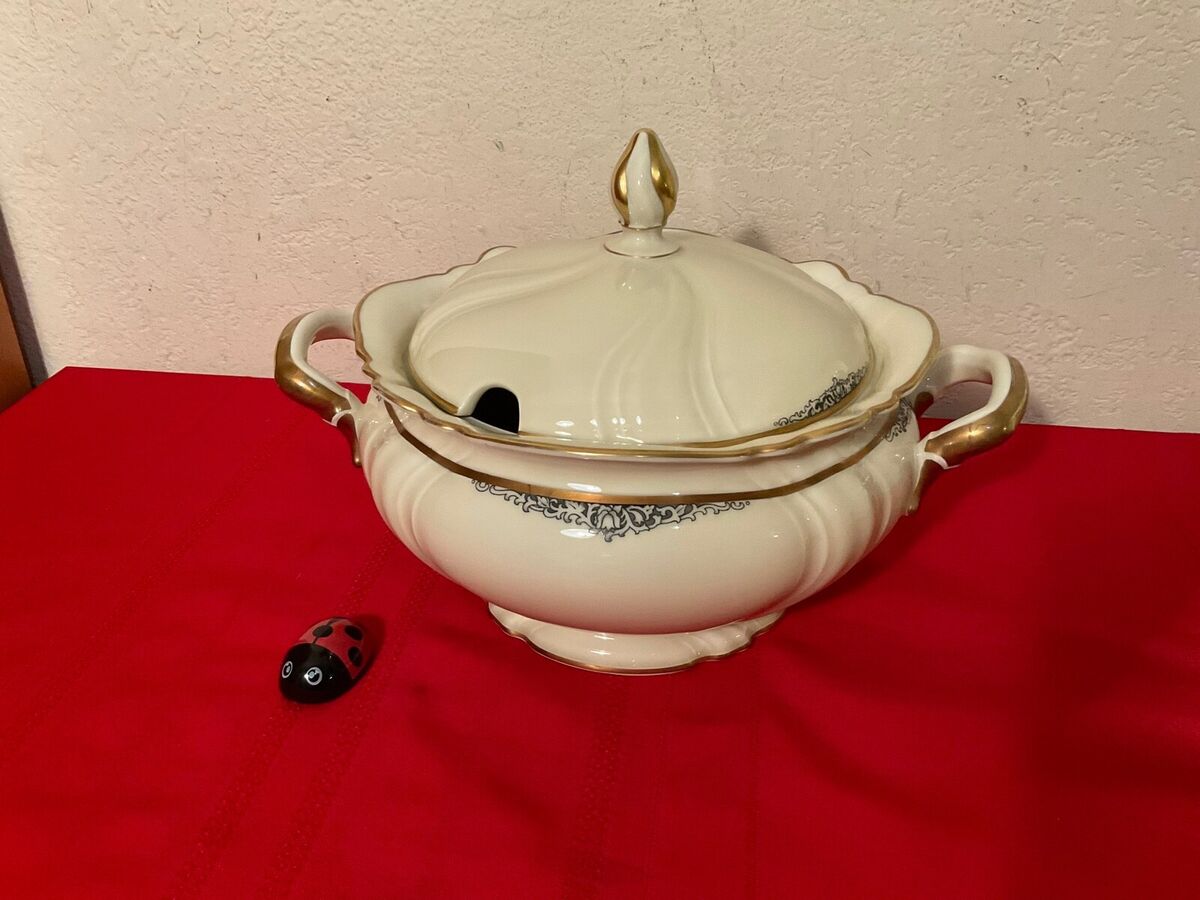 Vtg Elfenbein Rosenthal Kronach Germany Viktoria Gold Trim Vtg Elfenbein Rosenthal Kronach Germany Viktoria Gold Trim