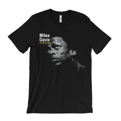 Miles Davis In A Silent Way T-Shirt - Jazz Music - Album Cover Art