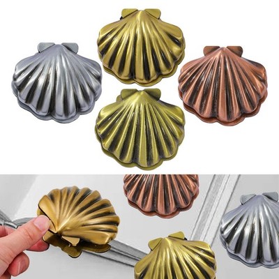 Metal Shell Book Clip Delicate Paper Holder for Books Scrapbooking Writers