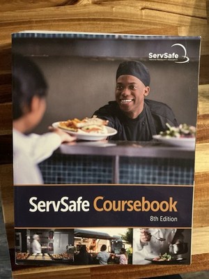 ServSafe Course Book 8Th Edition - EUC Free Shipping