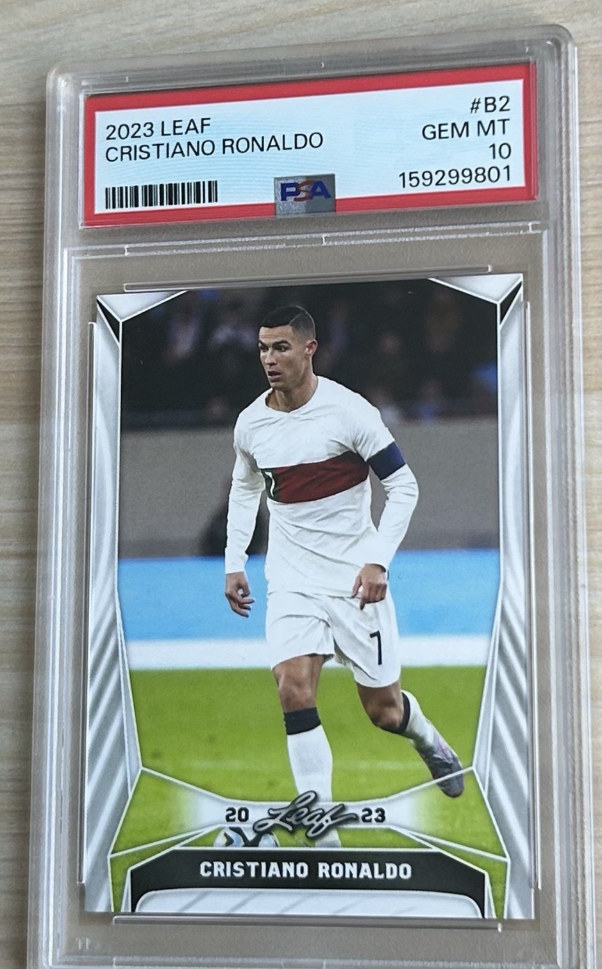 PSA 10 - 2023 Leaf Soccer Cristiano Ronaldo #B-2