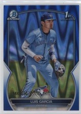 2023 Bowman Chrome Prospects Blue RayWave Refractor 44/150 Luis Garcia 0z0v