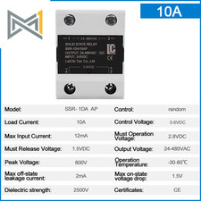 LCTC SSR Random Solid State Relay 10A 25A 40A 60A 80A 100A 120A Dc Control 