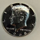 1968-S gem PROOF Kennedy 40% silver half dollar. Exact coin shown. #5