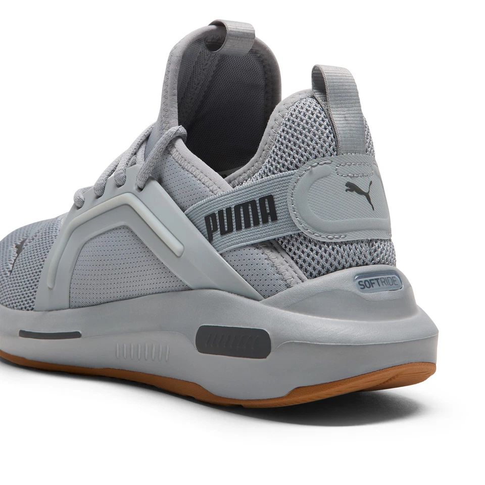 Puma Softride Enzo 5 Ancho 31194705 Hombres Gris Ancho Zapatos Atléticos para Correr Foto 3 de 4