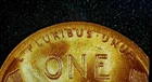 1955-D BU **Error** *Broadstrike* Red Lincoln Wheat Cent ~ Free Shipping! #1