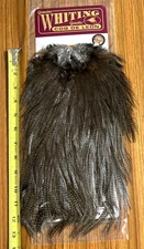 Whiting Coq De Leon Saddle, Dark Pardo, Bronze Grade, Fly Tying