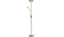 Father&Child Uplighter Floor Lamp Antique Brass Contemporary Light