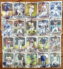 2025 1st Bowman Chrome Lot (20) Kayson Cunningham Riley Quick Zach Cole-No Dupes