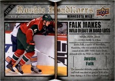 2010-11 Upper Deck Rookie Headliners #RH20 Justin Falk - HKY
