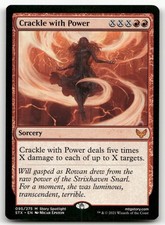 Crackle with Power #95 (NM) Strixhaven STX Magic MTG