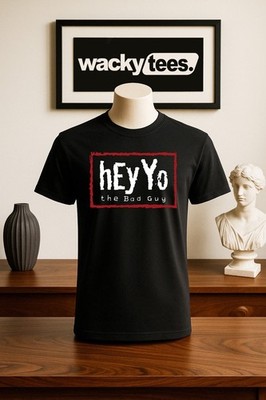 Hey Yo The Bad Guy Razor Legend Wrestling Graphic Tee Shirt