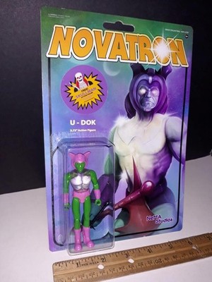 Nema Studios Novatron U-Dok Reaction Action Figure 3.75'' 80's Retro Speclatron