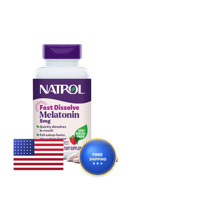 #ad Natrol Melatonin 5Mg Dissolve Tablets Sleep Support Supplements For Adults $24.57