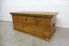 Antike Truhe Kommode Schrank um 1850 Weichholz