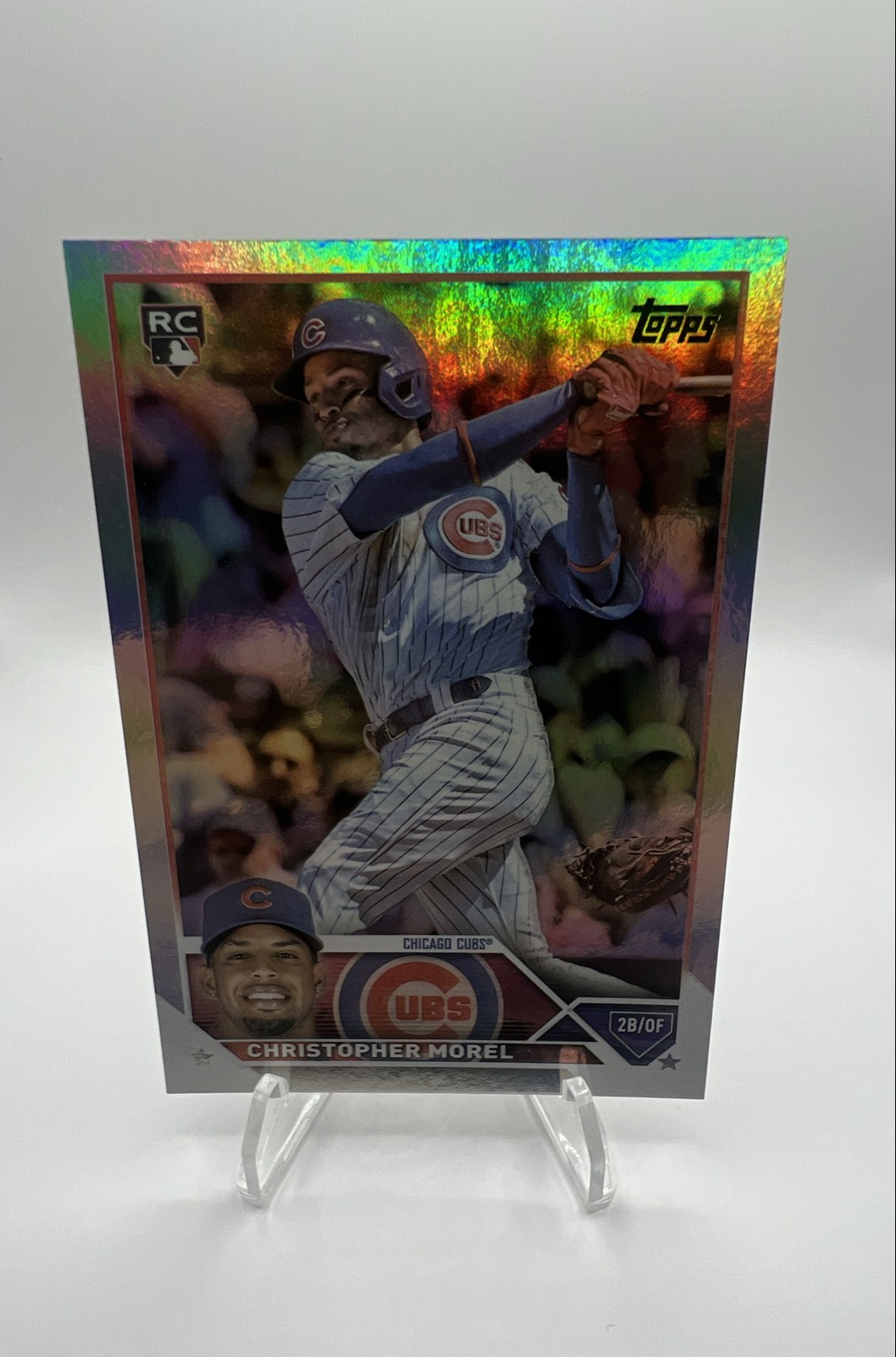 2023 Topps Series 1 - Christopher Morel #308 Rainbow Foil (RC)