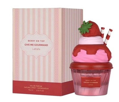 Berry On Top Give Me Gourmand Lattafa Eau de Parfum 75ml Unisex Parfum Neu OVP