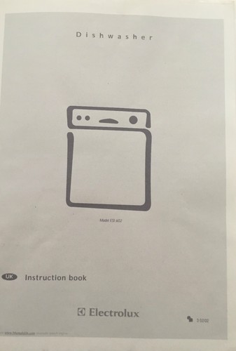Gebrauchter Electrolux ESI602 Geschirrspüler Ersatzteile Ersatz