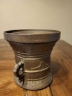 Mortar Solid Brass Bronze Dragon Handle 1611  Spes Mea Ni Deo, Vintage — photo 3