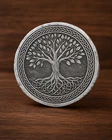 Tree of Life Silver Round | 1 Troy Oz .999 Fine Silver | Hand Poured