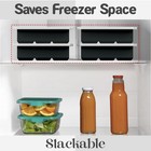 Large Silicone Ice Cube Tray (2-Pack), Easy Release 2" Big Ice Cubes, Stackable — photo 5