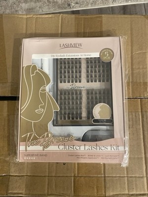 Lot of 90 Lashview Cluster Lashes Kits   Brand New Sealed   Wholesale