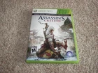 Xbox 360 Assassins Creed III 3 Three 2 Discs Complete With Manual