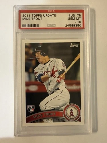 2011 Topps Update Series Mike Trout #US175 (RC) PSA 10