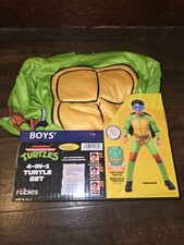 SZ XS S 4 5 6 7 Boys Teenage Mutant Ninja Turtles Michelangelo Child Costume NEW