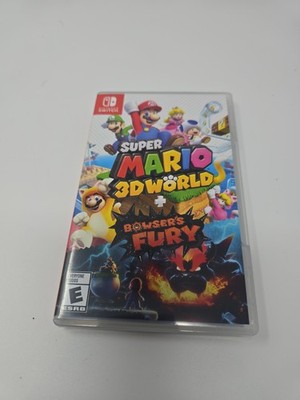 Authentic Replacement Case ONLY SUPER MARIO 3D WORLD + BOWSER'S FURY Switch Box