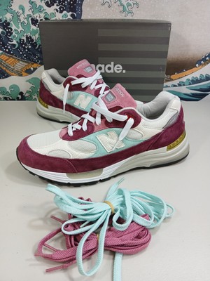 New Balance 992 X Kith Burgundy Reef M992KB Kithmas Ronnie Fieg Sz