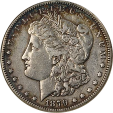 1879-S Rev 78 Morgan Silver Dollar ANACS EF Details VAM 9 Nice Strike
