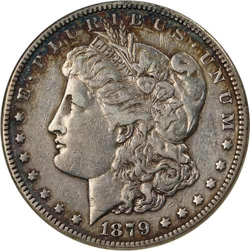 1879-S Rev 78 Morgan Silver Dollar ANACS EF Details VAM 9 Nice Strike