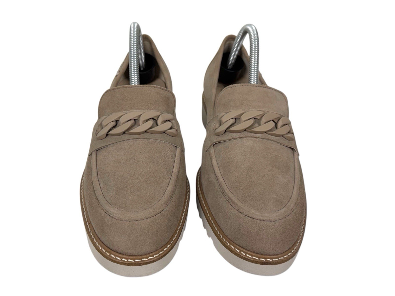 SAOLA Scarpe mocassino Mephisto donna taglia 9 5 talpa chiaro suola salka strappo pelle scamosciata