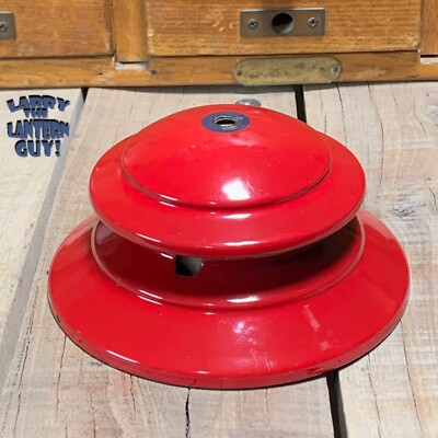 #ad Coleman 200A Lantern Short Red Vent early 1963 to 1969 Low Budget $9.00