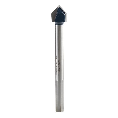 Bosch 5/8 in. X 4 in. L Carbide Tipped Glass and Tile Bit 3-Flat Shank 1 pc
