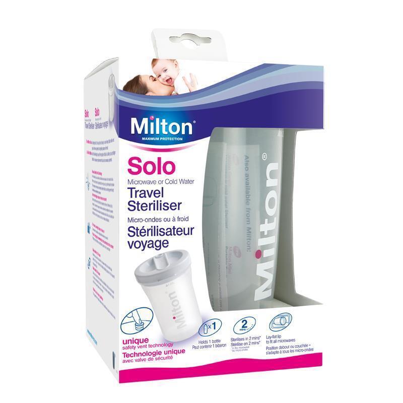 kunst logik rabat Milton Solo Single Bottle Steam Steriliser│Microwave Travel Baby  bottle/Bucket | eBay
