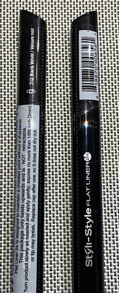 Styli-Style Flat Liner 24-THICK & THIN Eye Liner #712 BLACK VELVET Eyeliner (2) - Image 2 of 3