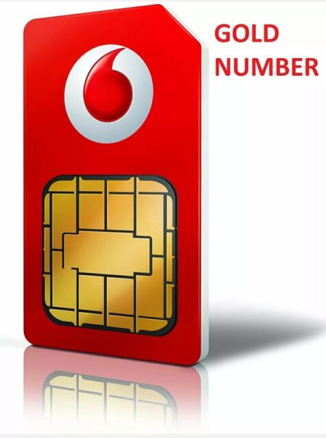 075 85 456 009- VODAFONE Gold Mobile Phone Number VIP Easy Simple SIM Card
