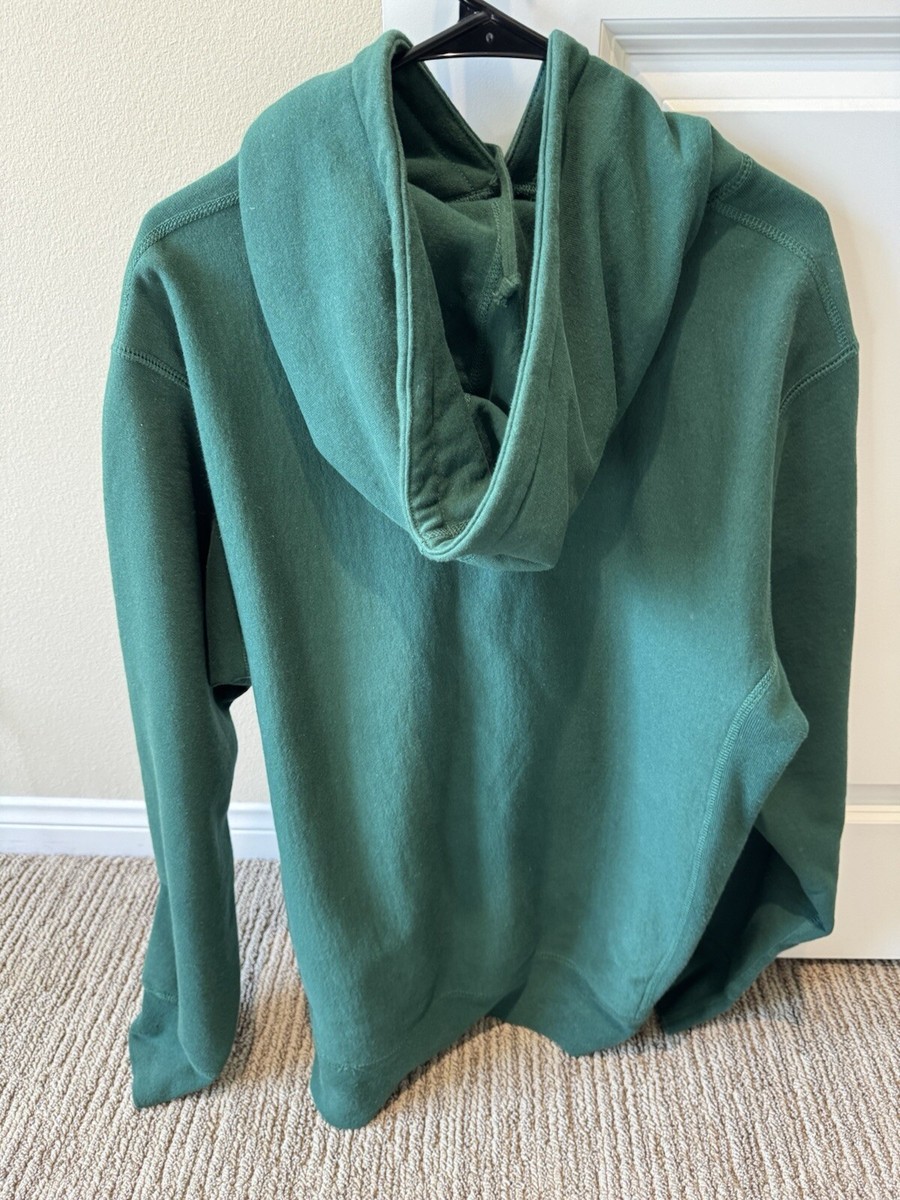 Supreme Classic Script Hooded Sweatshirt Size L Hoodie Green FW18