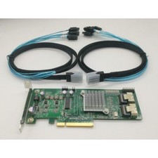 9211-8i 6Gbps HBA LSI FW:P20 IT Mode ZFS FreeNAS unRAID W/2 SFF-8087 SATA Cable