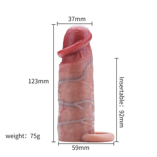 2 Manchons Extensibles Réutilisables Pour Hommes – élastomère Thermoplastique (TPE)