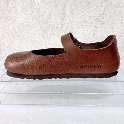 Birkenstock Mantova Flat Strap Shoes Brown Size 35 JP 22.5cm