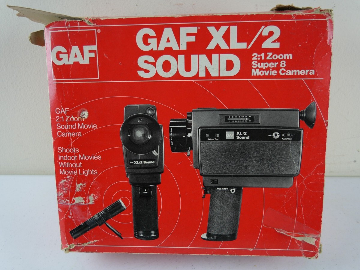 Sound Kamera Super 8mm GAF XL/2 SUPER Sound Movie Camera