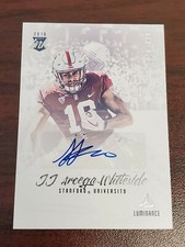 2019 Luminance Rookie J.J. Arcega-Whiteside Stanford Eagles WR #'d 20/349