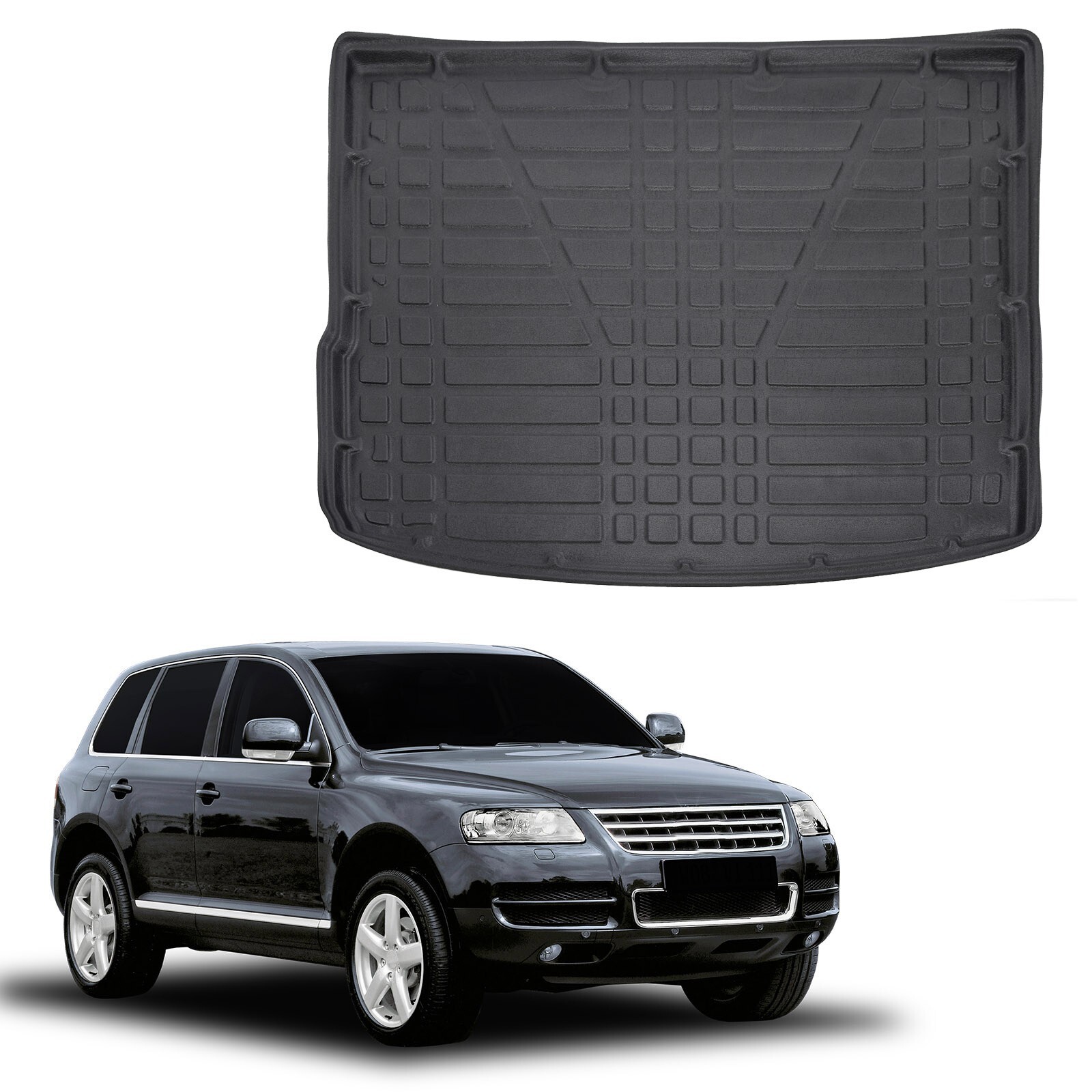 Tapis de coffre pour VW Touareg 2010-2018 idéal pour transport de chiens