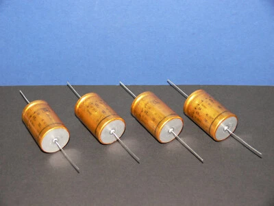 4 Stück Elko axial 470uF 100V 105°C Roederstein 25x39mm Elektrolyt Kondensator - Bild 1 von 3