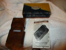 Vintage ARCADIA COMMANDER VIEWER IN BOX 1940's Folding Pocket Viewer