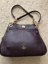 BNIB Coach Dalton 31 Bag Leather in Oxblood Sold Out Online 