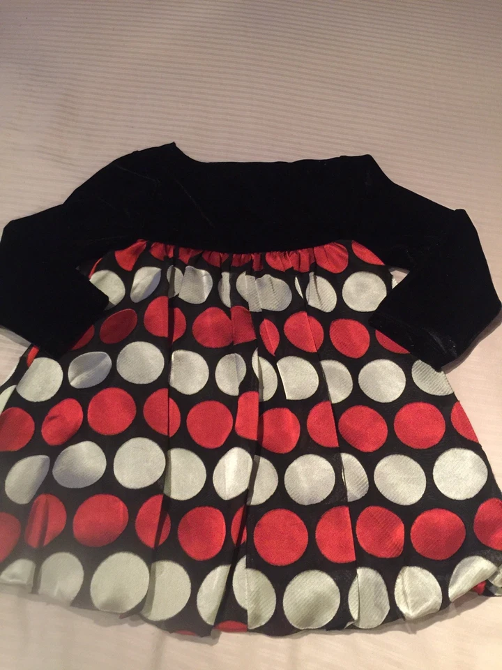 Jessica Ann Niñas 2 Piezas Rojo Negro Vacaciones Set Talla 4 Foto 3 de 4